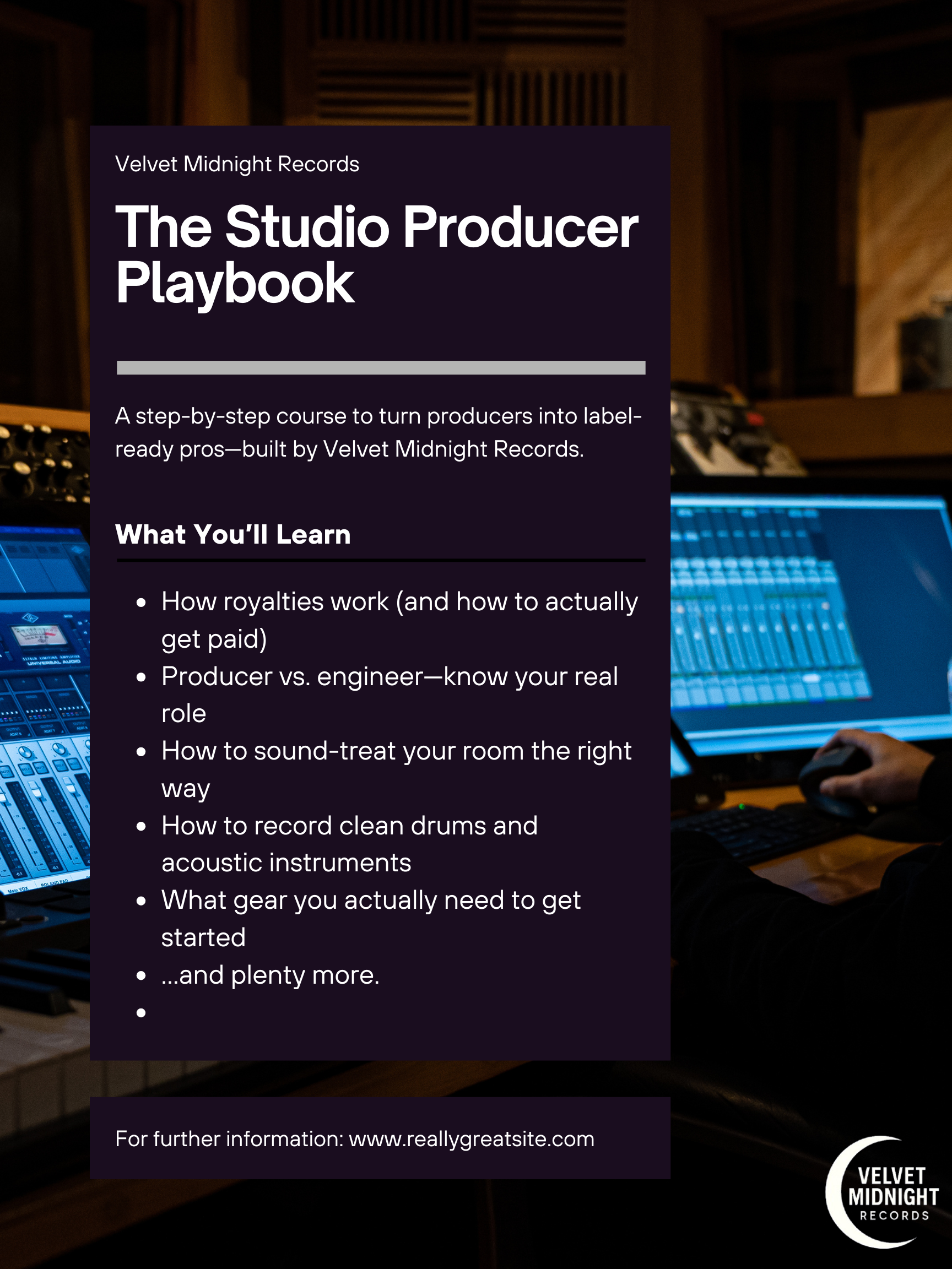 The Studio Producer Playbook
